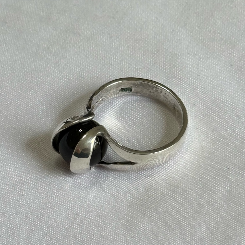 925 Sterling Silver Vintage Ring with Interchangeable Stones - Picture 3 of 5